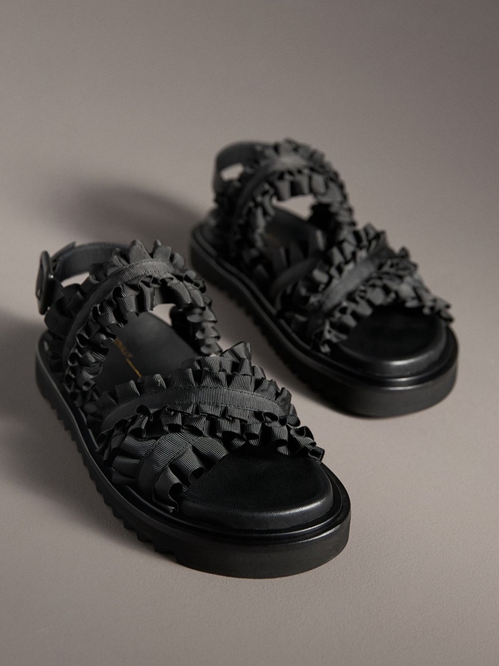 INTENTIONALLY BLANK Black Sandals